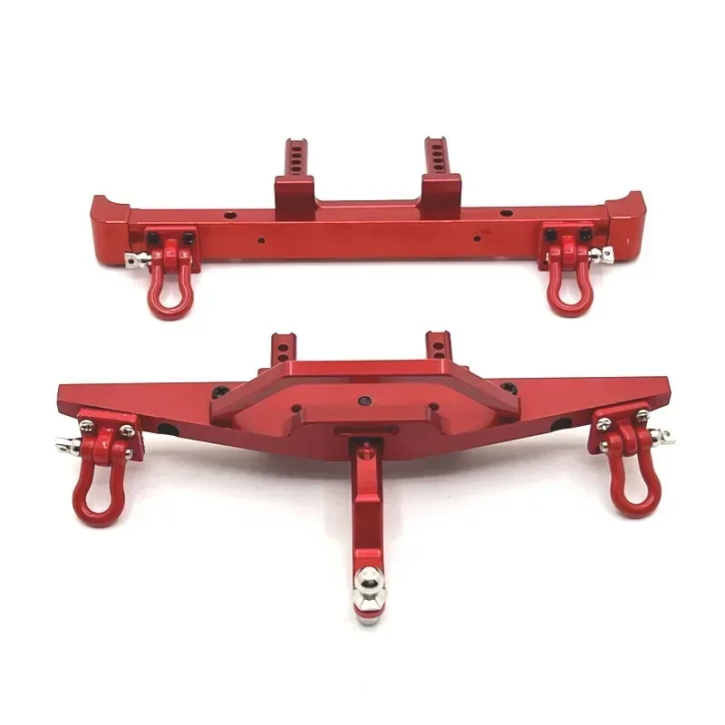 MN128 MN86 G500 Paraurti anteriore e posteriore in metallo con gancio di traino 1/12 RC Accessori per parti di aggiornamento per auto