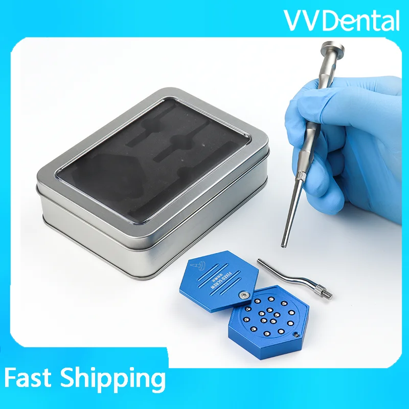 

VVDental Titanium Dental GBR Fixing Screw Instrument Set Mesh Tent Stake Membrane Nail Bone Regeneration Implant Surgery Tools