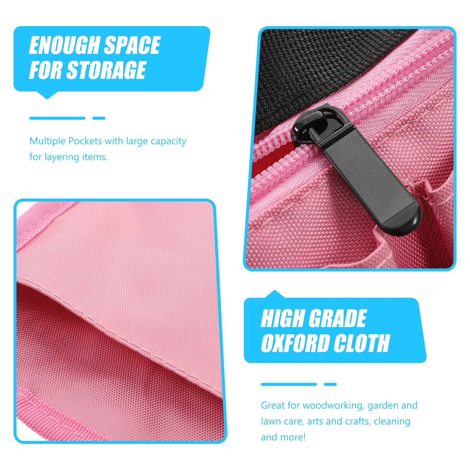 

Oxford Cloth Waist Pocket Large Capacity Multi functional Tool Storage Nurse ganizer Pouch Garden Work Belt Bag