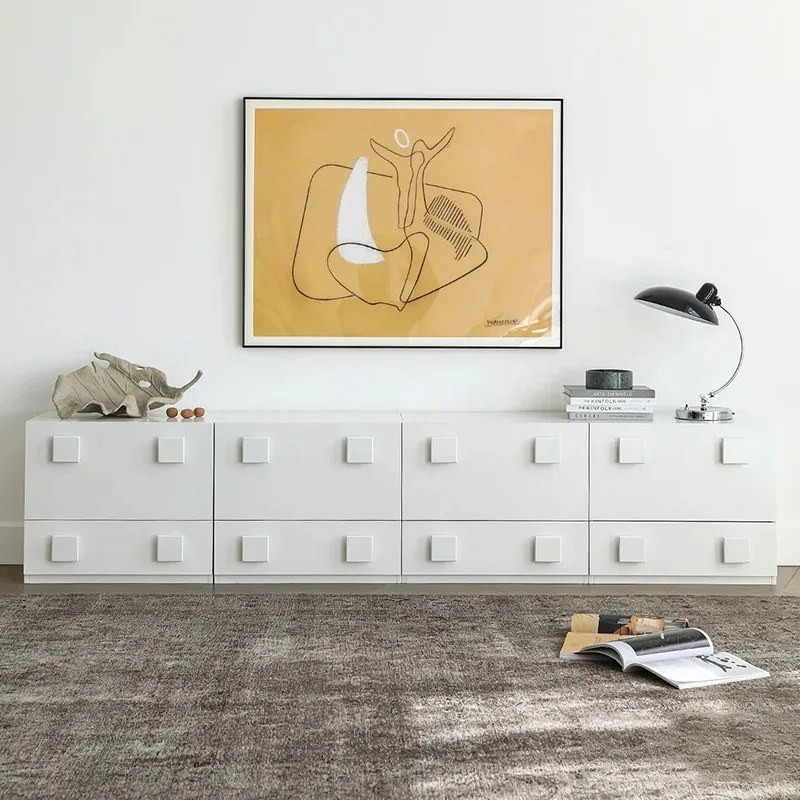 Wooden Mid Century Tv Stands Professional Hallway Vintage Interior Creative Tv Table Living Room Archivadores Home Decoration