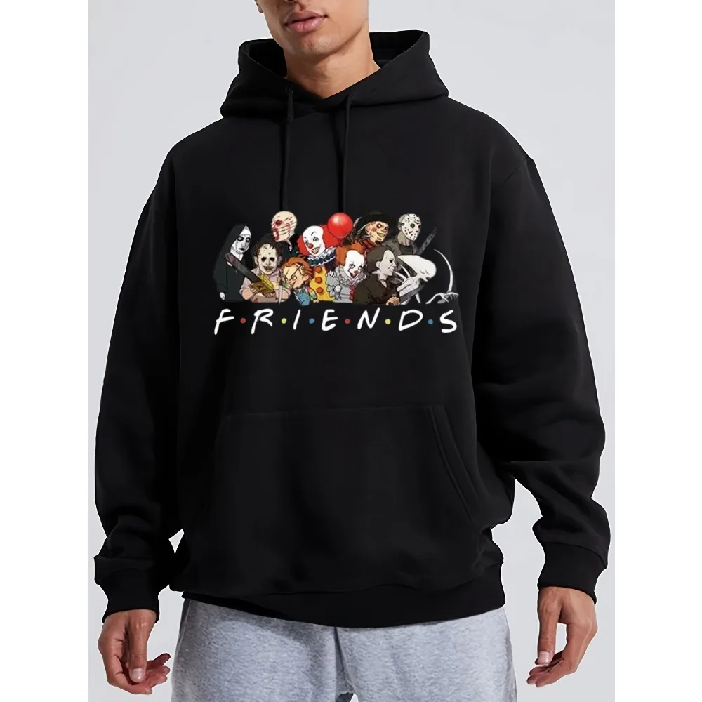 

Fashion Trend Hoodie Sweatshirt Street Casual Sports Sun Pattern Men's Match Kangaroo Pocket Outdoor SportsCasual Versatile