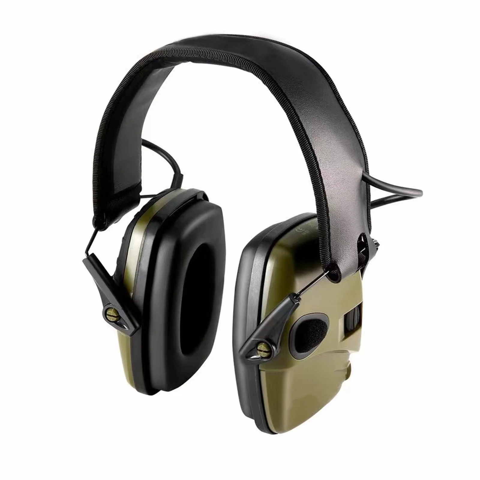 Tactical Electronic Shooting Earmuff Noise Reduction Headphone Sound Amplification Hearing Protection Headset Foldable Portable