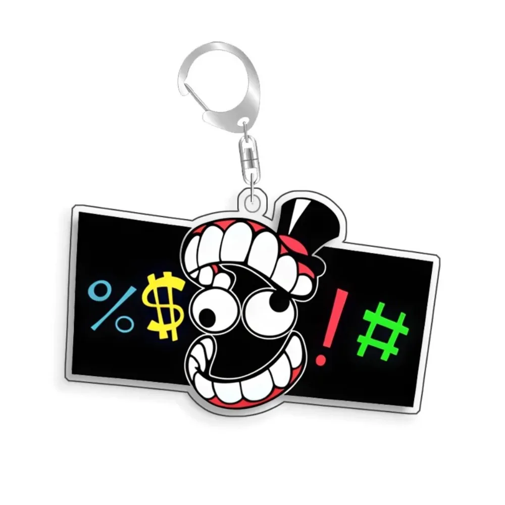 For TADC Jax Pomni Ragatha Gangle Acrylic Selfmade Cute Cartoon Anime Keychain Pendant Toy Gifts 5cm image 3