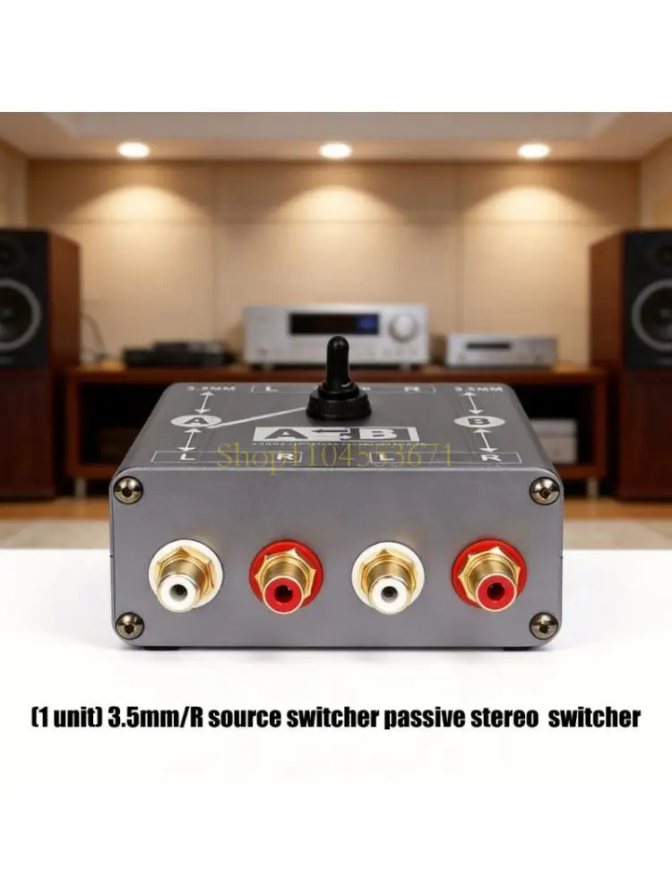 

Best Seller Quality Passive Music Switching Box With 3.5Mm And Connectors Metal Case