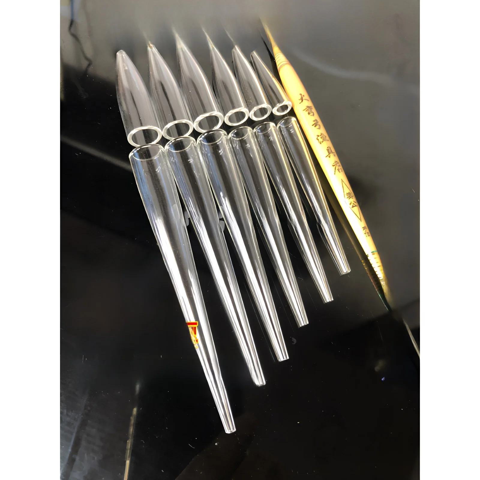 High Temperature Resistant Long Body Fish Float Shaping Tool Glass Float Feathers Shaping Tube DIY Fishing Gear Ocean River Lake