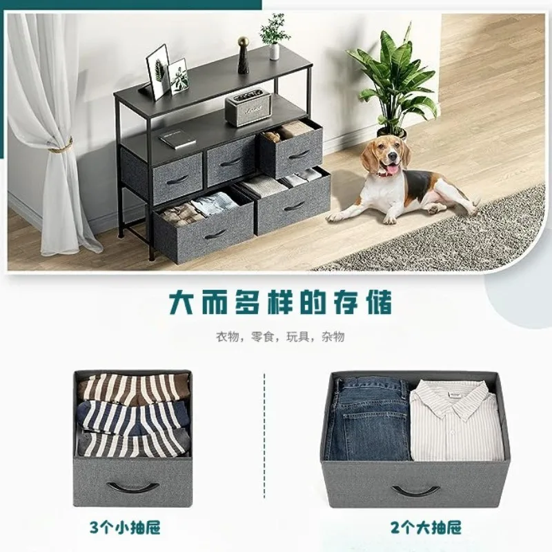 Large capacity household dust storage cabinet wardrobe living room simple bedroom clothes toy storage box locker