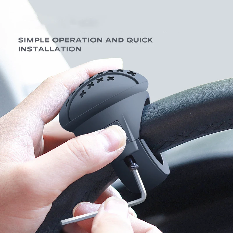 Car Steering Wheel Booster Steering Wheel Knob Ball One Hand Labor-saving Tools Accessories One-hand Steering Driver Assistance