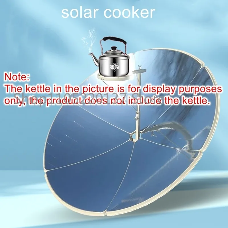 Concentrated Solar Stove Foldable Solar Stove New Type of Solar Stove No Burning No Carbon, Boiling Water for Cooking