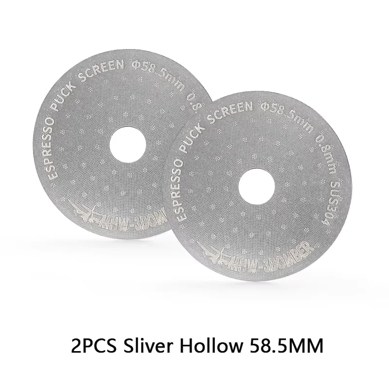 MHW-3BOMBER 51/53/58.5mm Puck Screen 0.2/0.8mm Metal Herbruikbaar Koffiefilter voor Espresso Portafilter Mandje Koffie Accessoires
