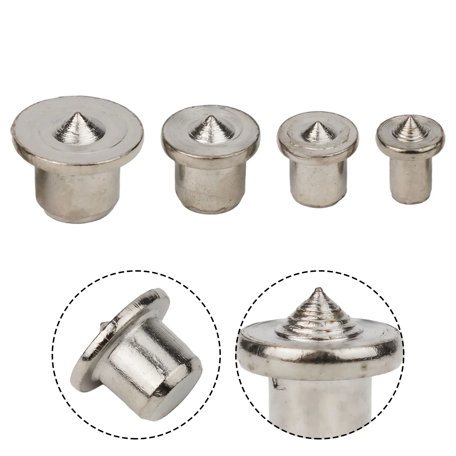 4pcs Dowel Centre Point Pin Set Wood Timber Marker Hole Tenon Center Set 6/8/10/12mm Woodworking Wood Drill Bit