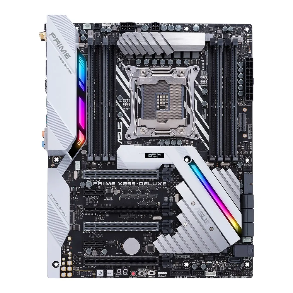 Asus PRIME X299-DELUXE Motherboard LGA 2066 Intel X299 support Core I9-10940X I9-9900X I7-9800X i7-7740X cpu M.2 DDR 128GB ATX