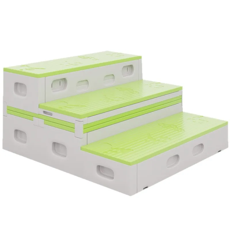 School PE plastic chorus stage, music ladder stool, group photo awards, stage catwalk