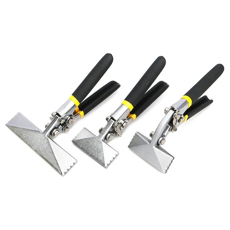 Metal Edge-folding Pliers 80/150mm Metal Edge Clamp Tongs Electrician Straight/bent Head Plier Portable Manual Repair Tools
