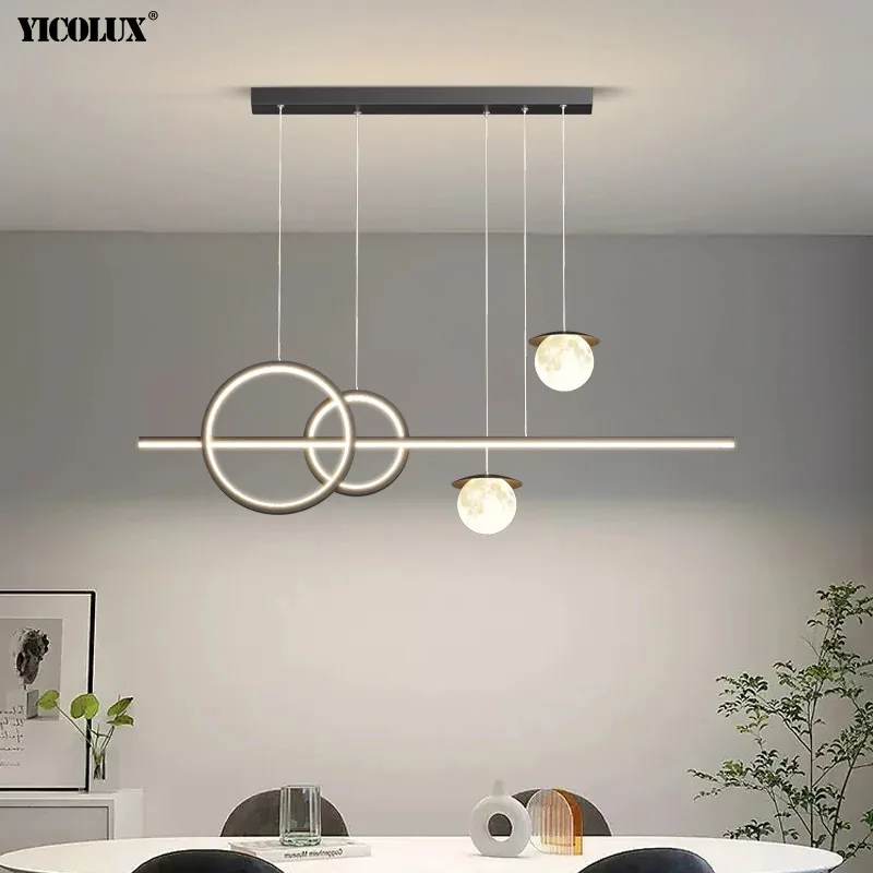 lampada pingente led moderna mesa de jantar regulavel lusters de cozinha lustre preto e branco minimalista decoracao para casa luminarias 01