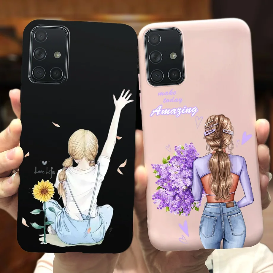 Seidige silikon capa für samsung galaxy m31s fall rückseitige abdeckung weiche tpu für samsung m 31s SM-M317F stoß feste schutz coque
