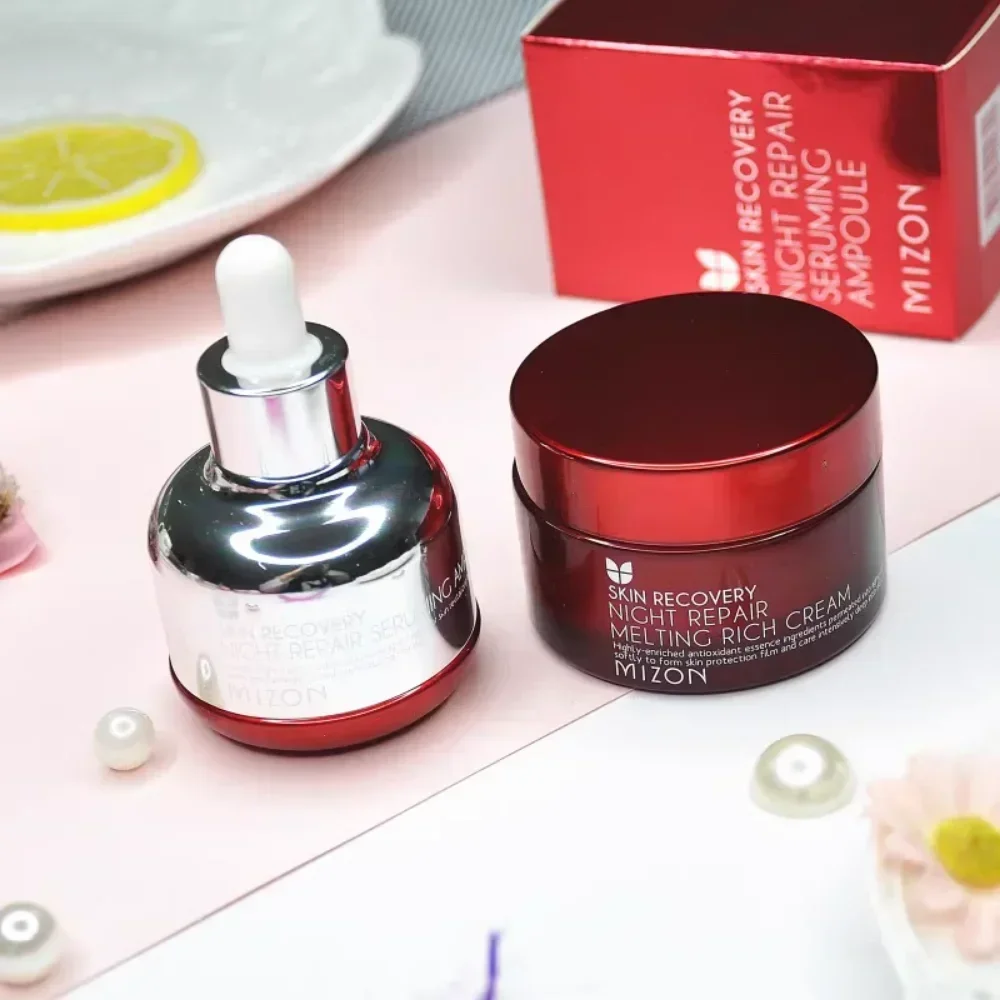 creme-de-nuit-reparatrice-mizon-skin-recovery-de-coree-essence-riche-fondante-creme-de-luxe-anti-age-lifting-du-visage-raffermissante-eclaircissante-soin-de-la-peau-du-visage