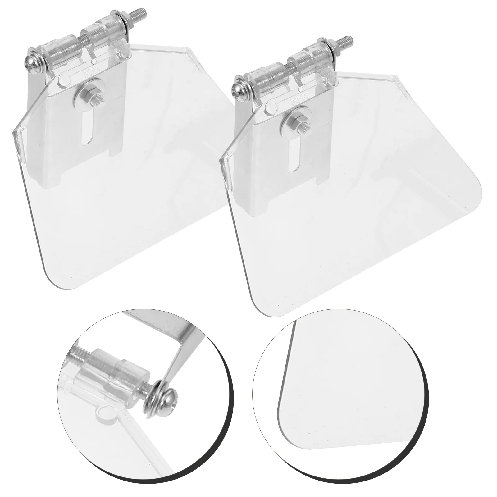 Bouclier oculaire de protection en plastique Transparent, 1 ensemble, couvercle de protection de puce de meuleuse d'établi, accessoires de remplacement pour la sécurité des outils