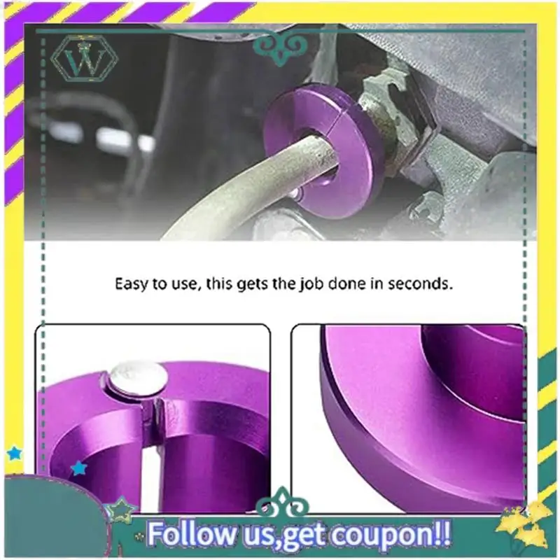 

Upgraded Tool For Ford 3/8Inch And 1/2Inch 39220 Transmission Oil Cooler Line Disconnect Kit Durable Easy To Use