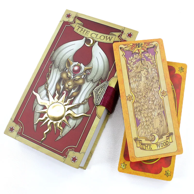 Anime Card Captor Sakura Cards New 60Pcs 1 Set Card Captor Sakura Clow Cards Cosplay Deluxe Edition Anime Prop Gift Toy Taort