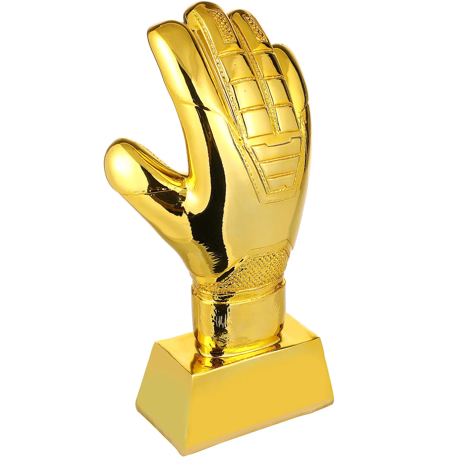 Goalkeeper Glove Trophy Exquisite Decorative Award for Soccer Competitions Parties Schools Desktop Soccer Supply Prize