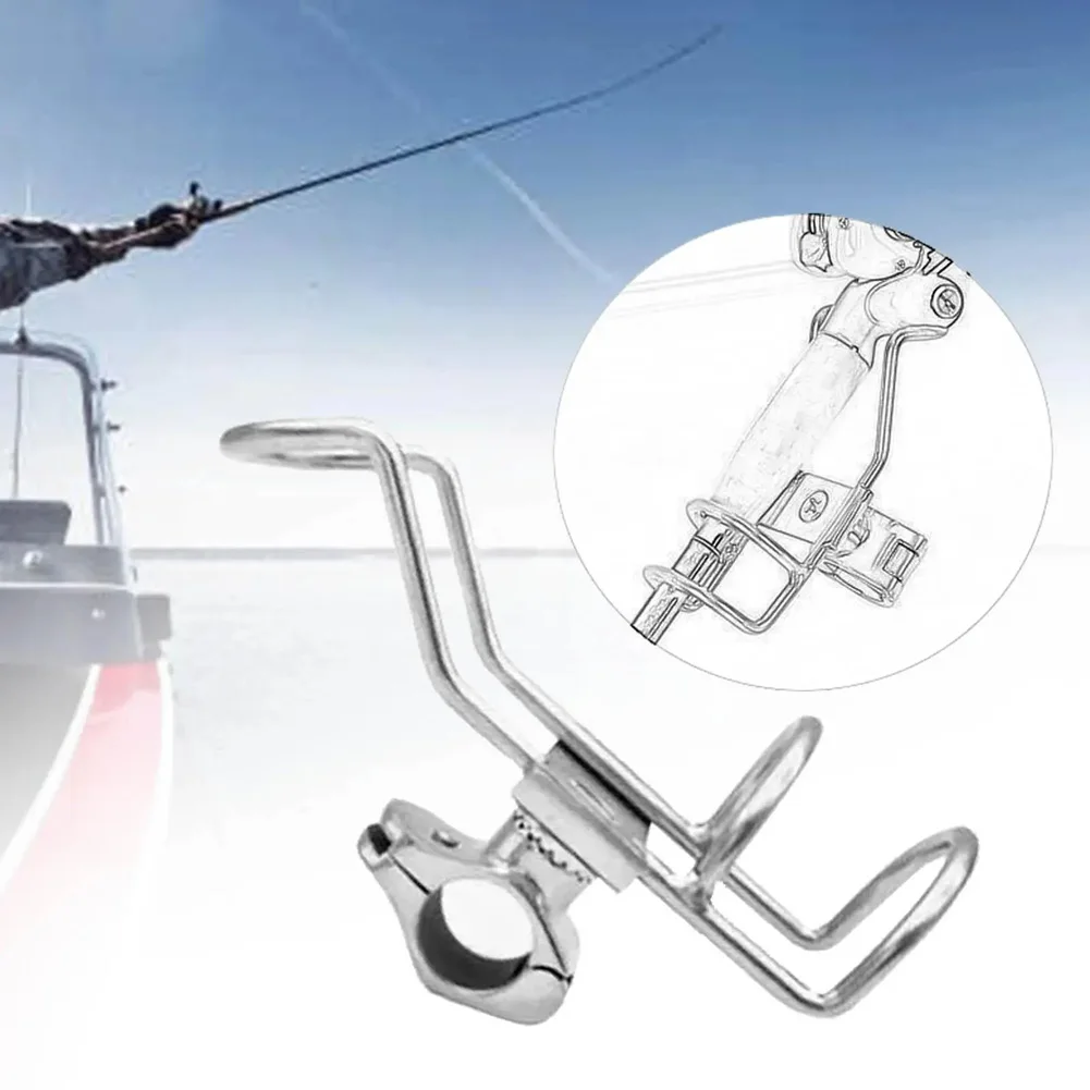 Fishing Boat Rod Holder 316 Stainless Steel Fishing Rod Holder Easy Installation Fishing Pole Bracket For Sailboats Dock Kayak