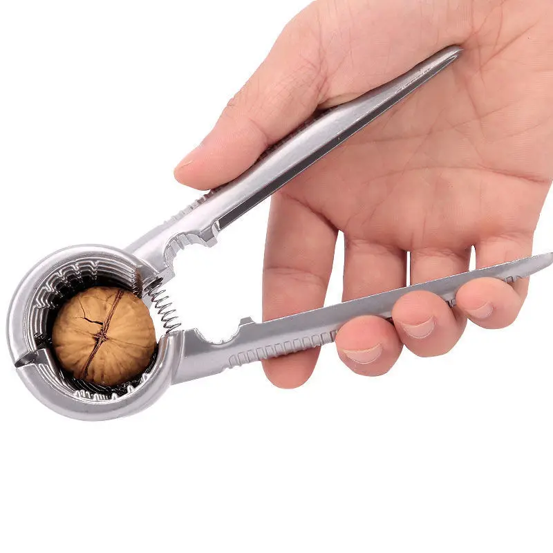 Household Walnut Clamp To Clamp Walnut Artifact Nut Hazelnut Clamp Pliers Multi-Functional Walnut Peeling Tool Shell Opener