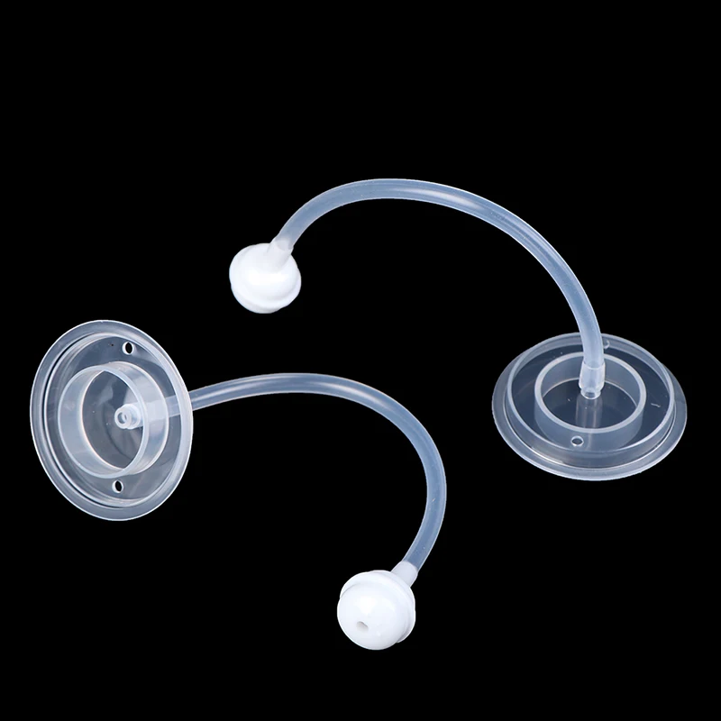 2Pc Baby Bottle Straw Replacement Wide Mouth Caliber Silicone FeedingAccessories