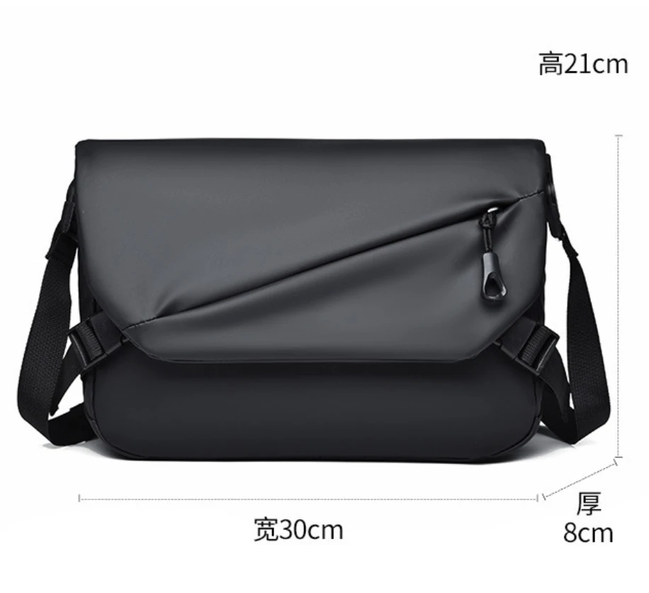 New High-Capacity Chest bag For Men's Outdoor Leisure IPad Computer Waterproof Diagonal Cross Bag Portable Sports Simple Shoulde