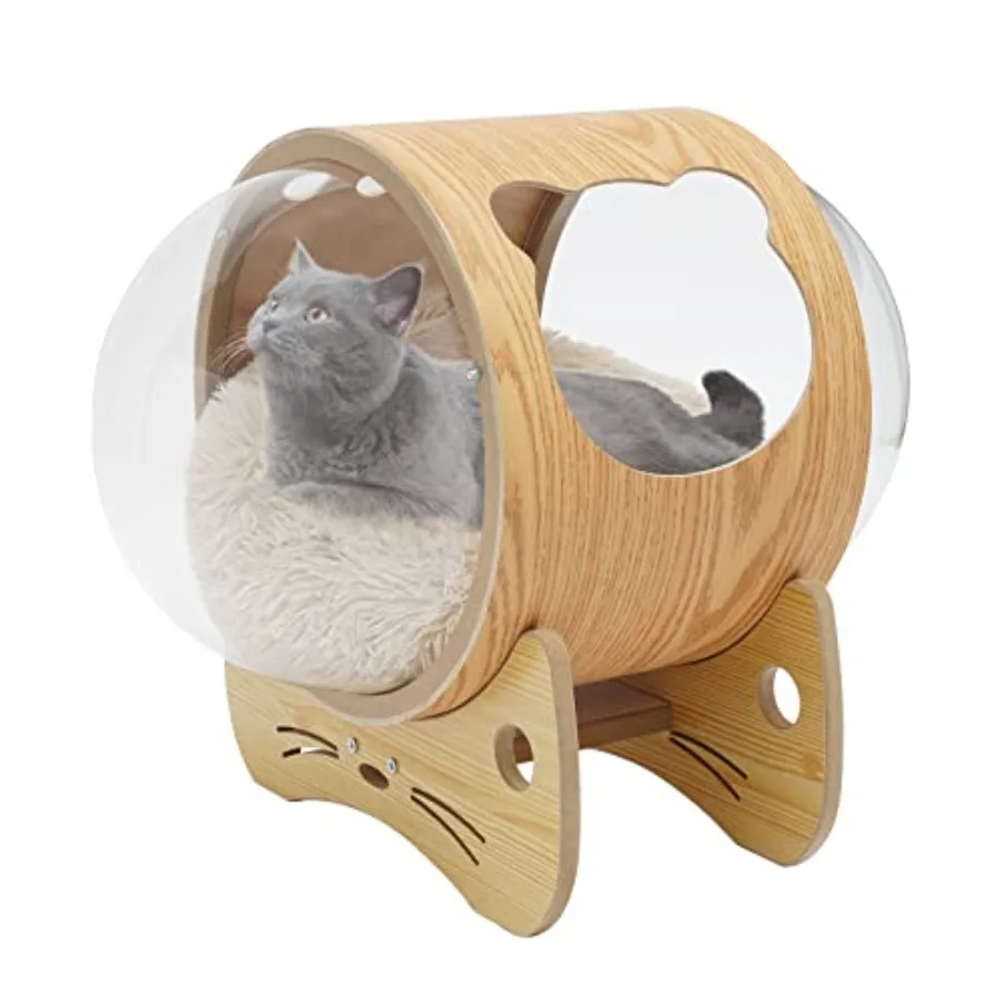 Modern Cat Wooden P…