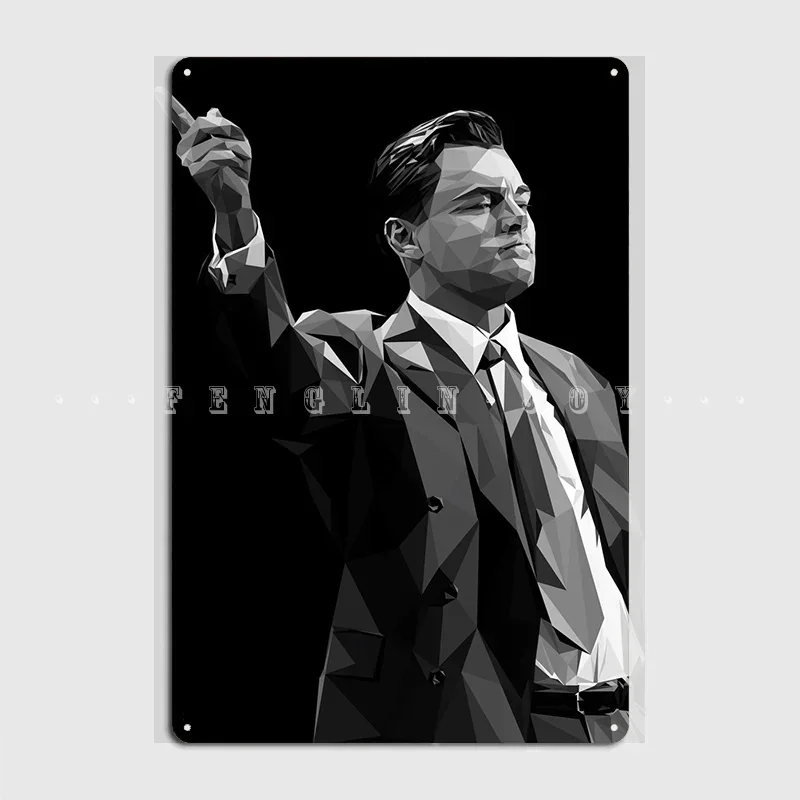 Jordan Belfort-letrero de Metal para cine, cocina, Club, Bar, diseño de placa de pared, carteles de estaño