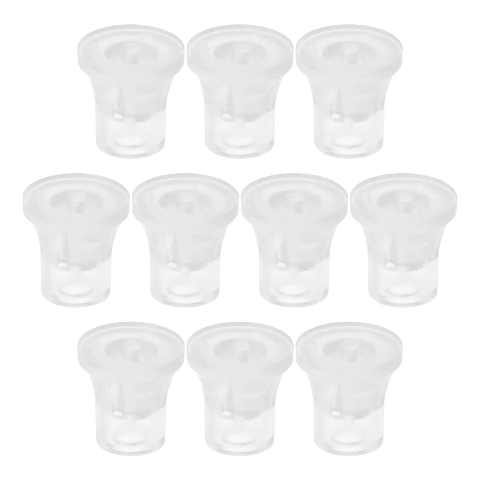

10pcs Invisible Advertising Plastic Transparent Screws Bolts Sign Mounts Durability Versatility Complete Kit Plastic