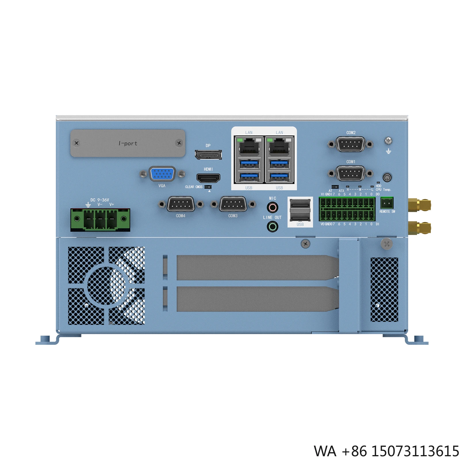 

Fanless Industrial Box PC (HC790000A) - 12th Gen Alder Lake, DDR5, Dual PCIe for AI Edge Computing
