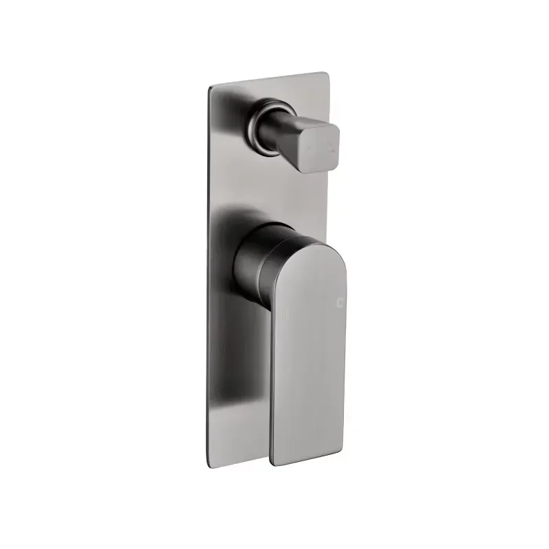 Modern Wall Mounted Dual Function Shower Valve with Diverter for Bathroom Project Brass Faucet Switch Control Mixer Tap Body