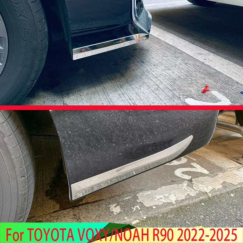 

For TOYOTA VOXY/NOAH R90 2022-2025 Car Accessories Stainless Steel front and rear Bumper Protector Trim