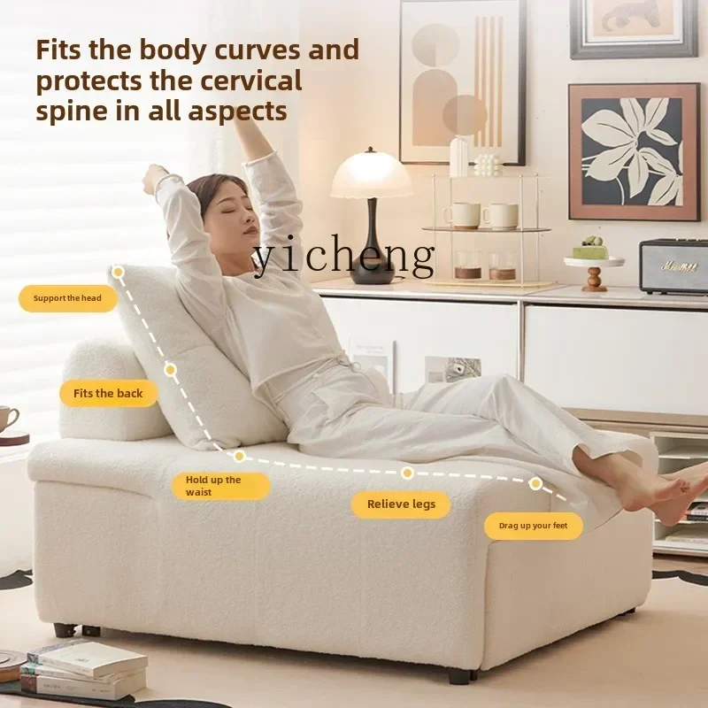 

V5.9 sofa bed foldable dual-purpose living room lazy sofa chair small apartment recliner multi-functional retractable bed