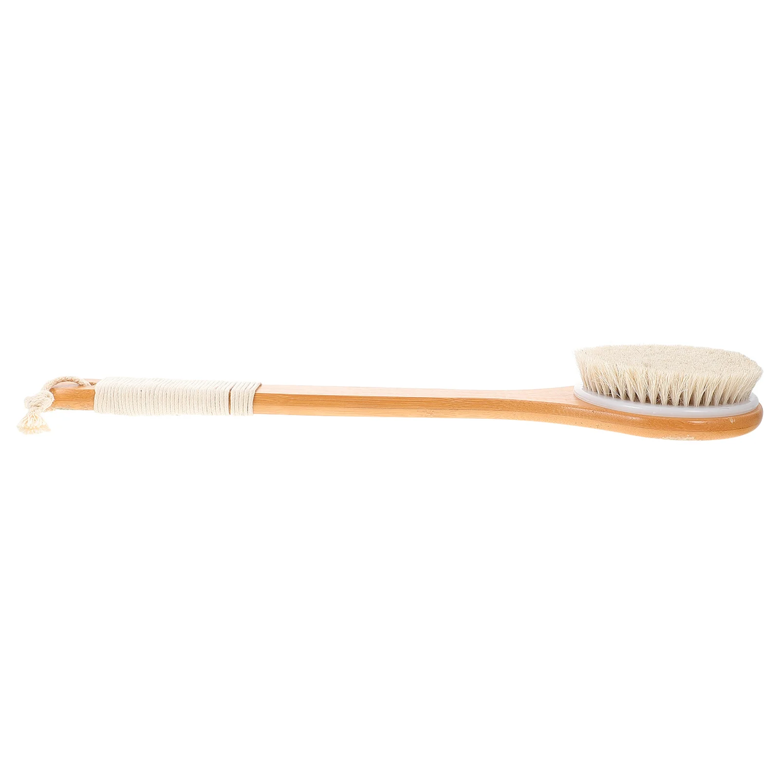 

1Pcs Bamboo Back Bath Brush Long Handle Gentle Exfoliating Body Face Shower Tool Durable Comfortable Cleaning Shower Brush