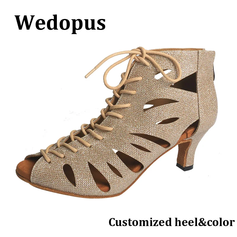 wedopus-personnalise-or-paillettes-femmes-bottes-chaussures-de-danse-semelle-en-daim-a-lacets-mi-talon-bottes-de-danse-fermeture-eclair-arriere