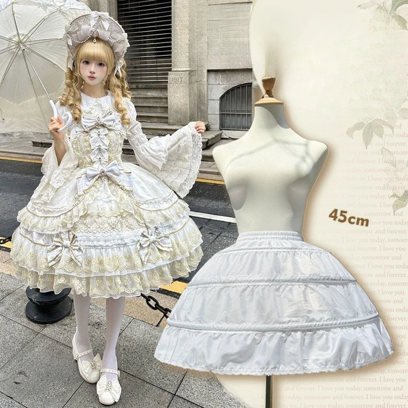 Fashion Short Skirt White Underskirt Cosplay Fashion Lolita Ball Clothing