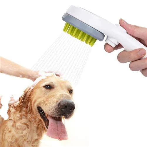 

Pet Combing Shower Sprayer Water Sprinkler Brush for Dogs and Cats Puppy Bath Scrubber Handheld Grooming Shower Head