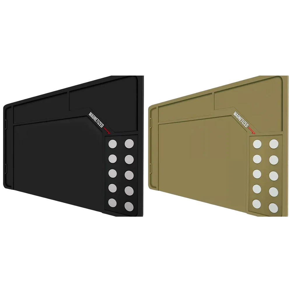 

Cleaning Mat For Electronics And Tools Cleaning Mat 420x265x4.5mm Magnetic Dots Mat Versatile Use Workspace Organizer