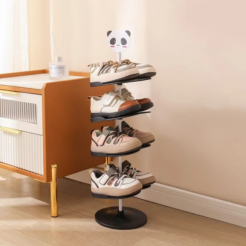Cartoon Plastic Shoe Rack For Storing Multi-layer Household Hanging Simple Installation Shoes Storage Children Shoe CabinetZE190