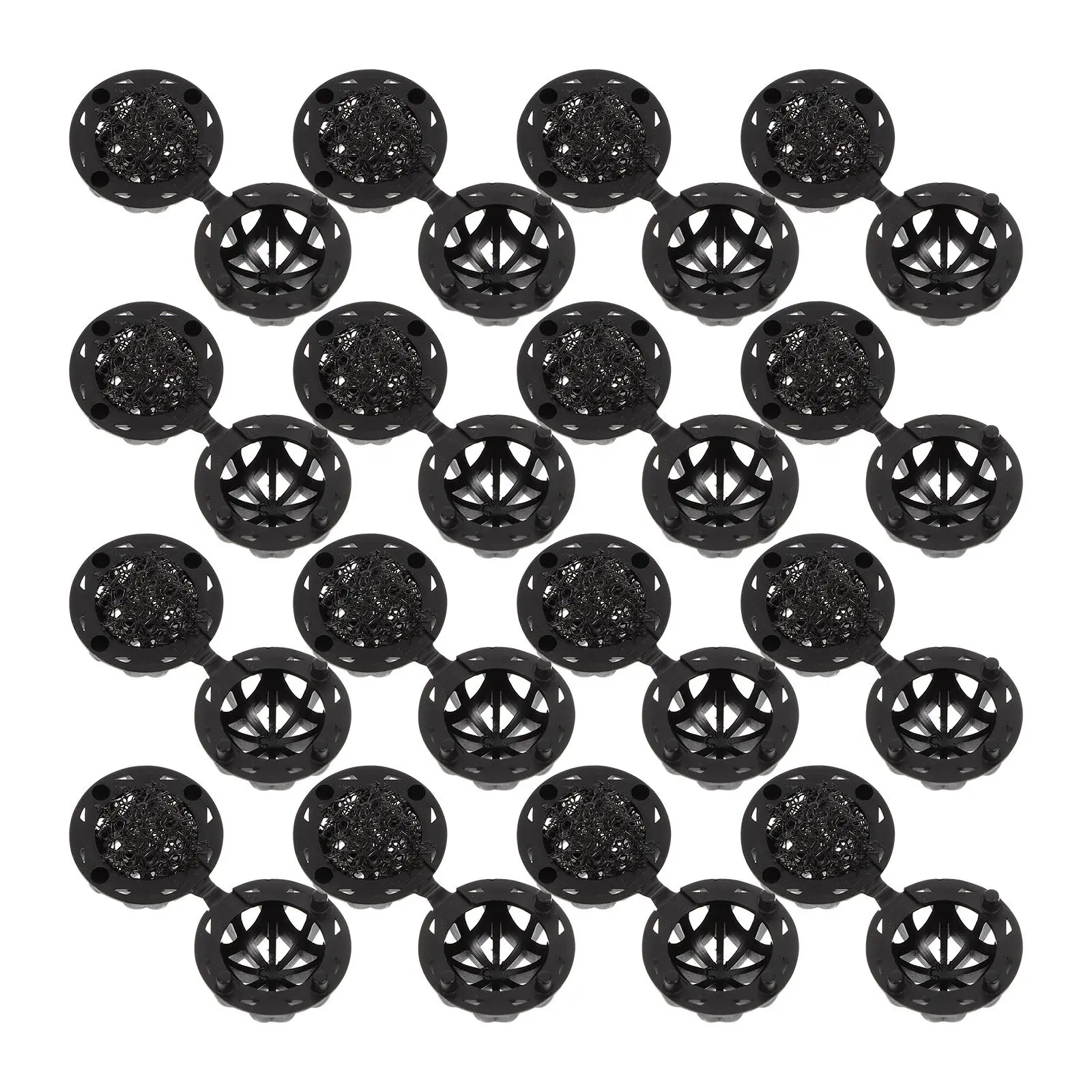 

150 Pcs Bio Balls 16mm Aquarium Filter Materials Fish Tank Pond Supplies Media Balls Plastic Filtration Accessories