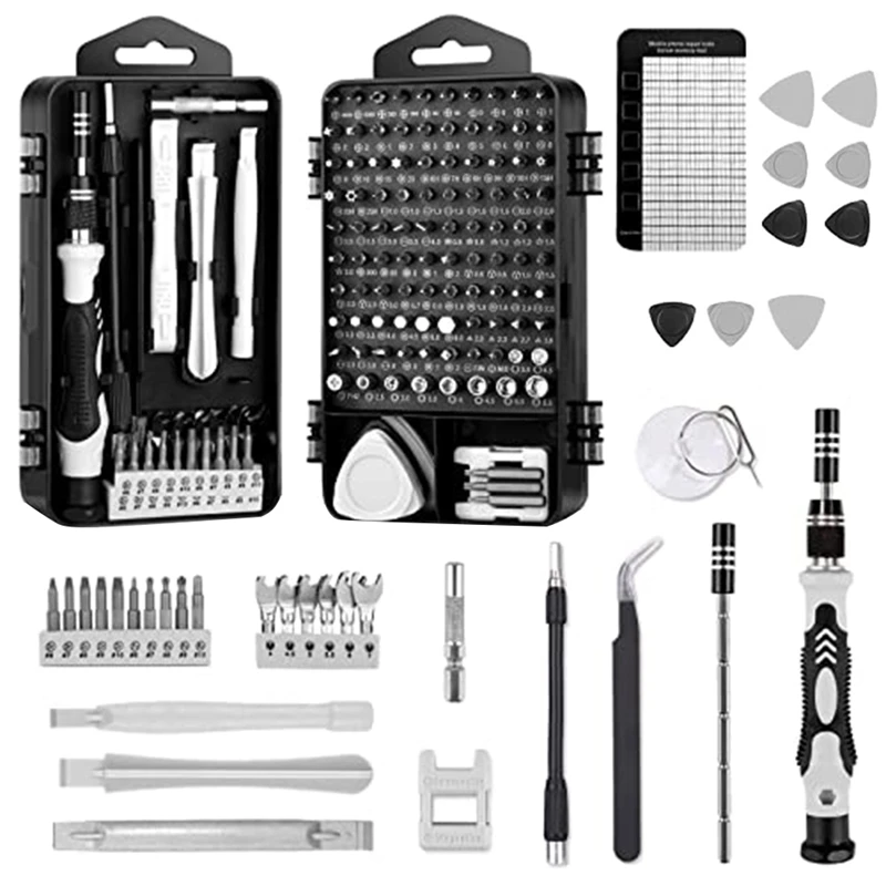 1Set 138 In 1 Precision Mechanic Screwdriver Set Magnetic, Mini Screwdriver Set Plastic+Metal