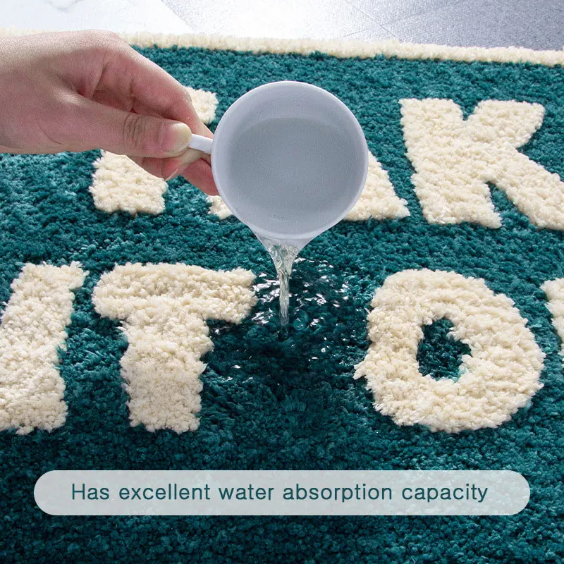 Take It Off Non Slip Bath Mat,Anti-Slip Floor Rugs,Fluffy Microfiber Indoor Mat,Absorbent Ultra Soft,Fun Soft Anti Slip Rug