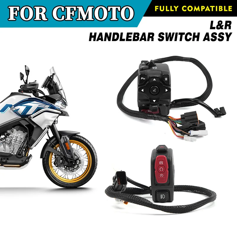 For CFMOTO 800MT L&R Handlebar Switch Assy CF800MT CF800-5 800 MT MT800 Motorcycle Accessories Original Parts