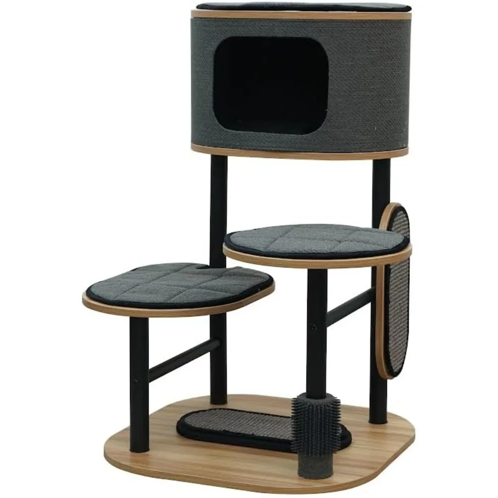 

LUCK PetPals Industrial Chic Design & Stylish Modern Cat Tree, Contemporary & Urban Style Cat Tower - Starbz, Medium