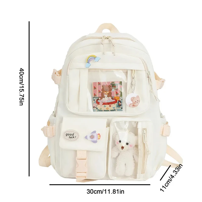 Shoulder Bag Lightweight Large Capacity High School Students Middle School Students Schoolbag Leisure Fresh Girls Backpacks