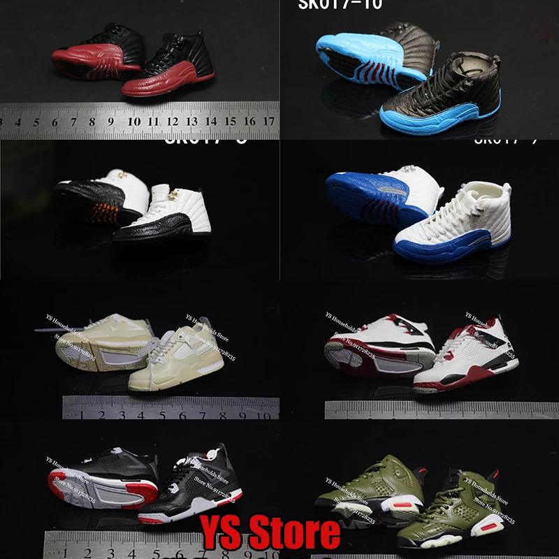 

Stock Multi Styles 1/6 Man Soldier Basketball Sports Shoes Profession Player Figure Hollow Sneakers Accessory Fit 12" Doll Body