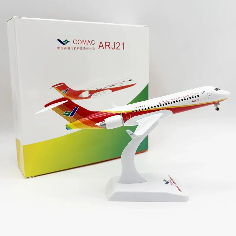

Масштабные модели самолетов 24 см COMAC красный ARJ21 Коллекционная металлическая литая под давлением авиационная миниатюра для коллекции друг детский подарок