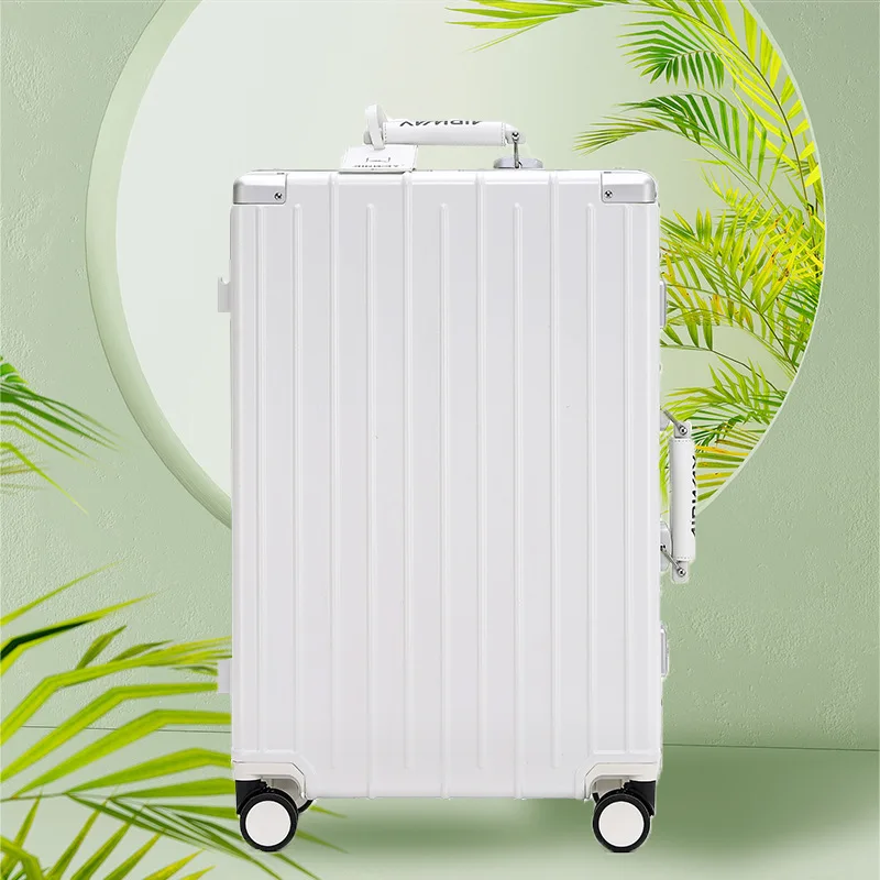 Multifunctional, aluminum frame trolley case, boarding case, luggage, combination lock, universal wheel